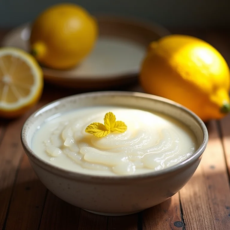 Ingredientes veganos para mousse de limão