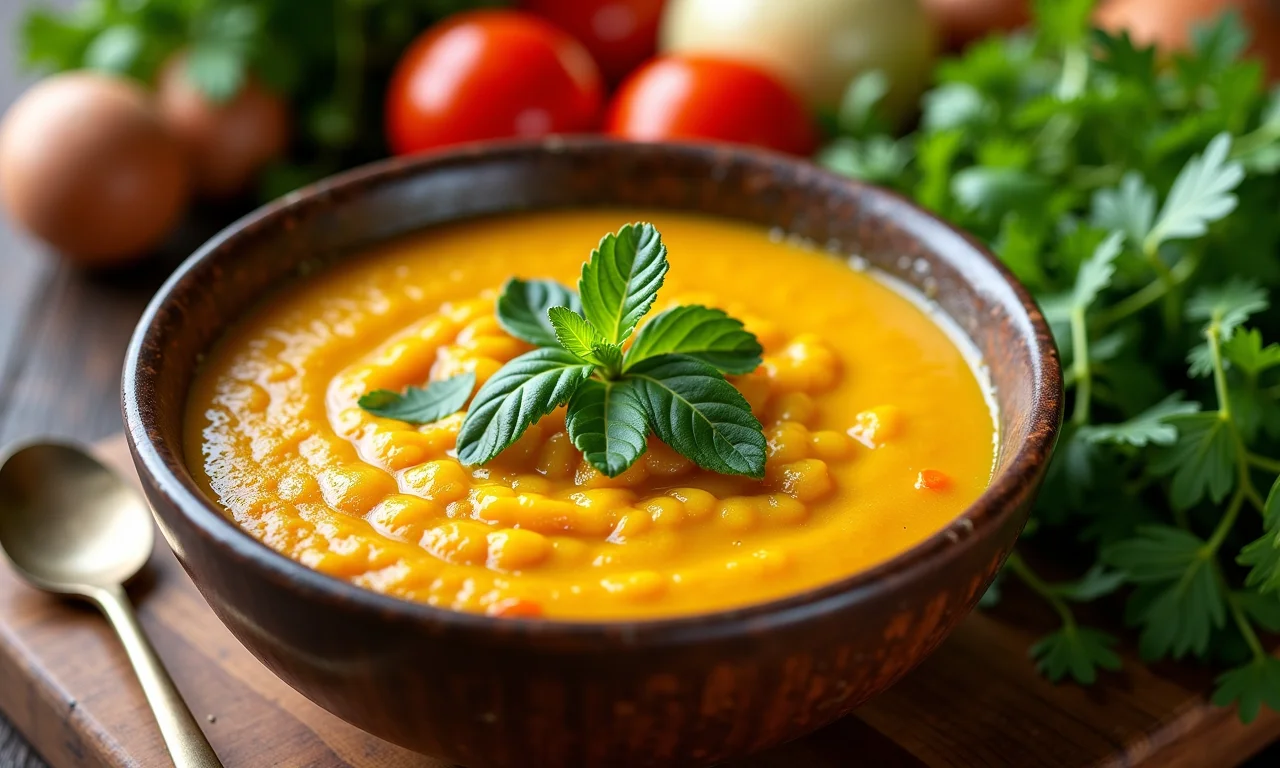 Ingredientes veganos para preparar uma Sopa Paraguaia sem produtos animais.