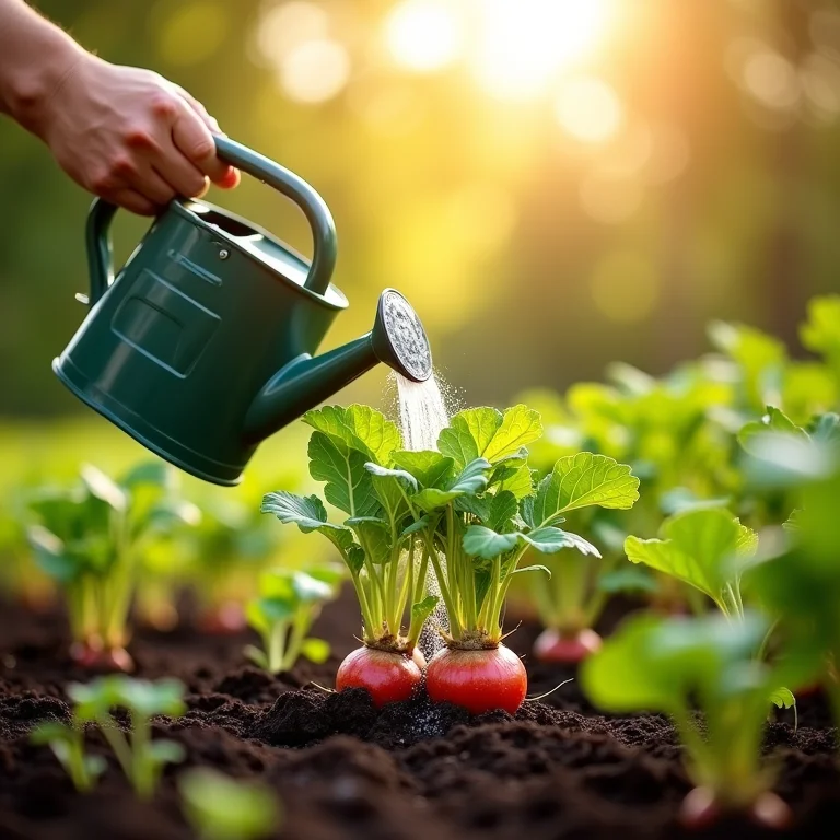 Irrigação correta das plantas de inhame e cará
