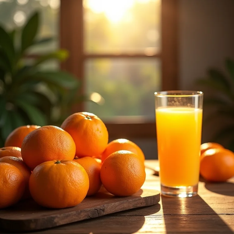 Laranjas pera sendo espremidas para o bolo