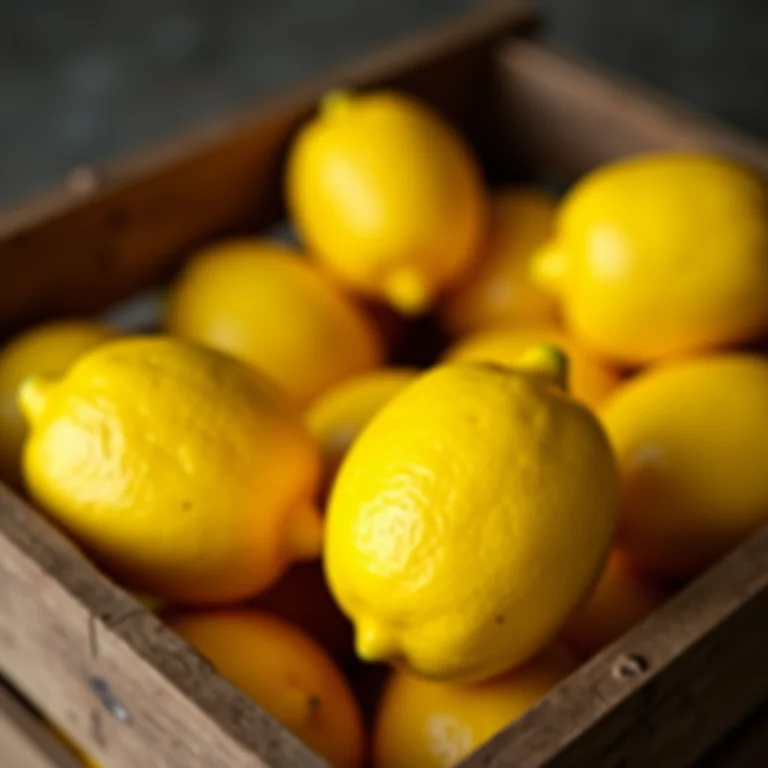 Limões Frescos Sendo Escolhidos para Mousse