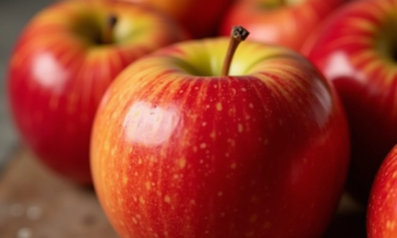 Maçã Gala: sabor delicado e aroma envolvente.