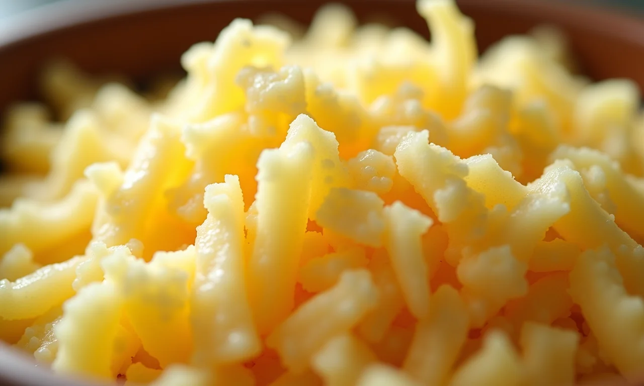 Mandioca fresca ralada para o Mané Pelado.