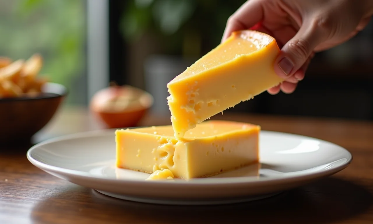 Mané Pelado cremoso com queijo, uma combinação irresistível.
