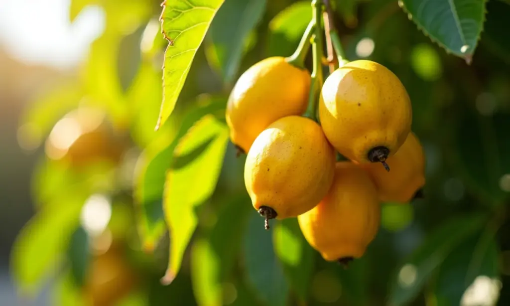 Maracujá doce maduro pendurado em videira exuberante.