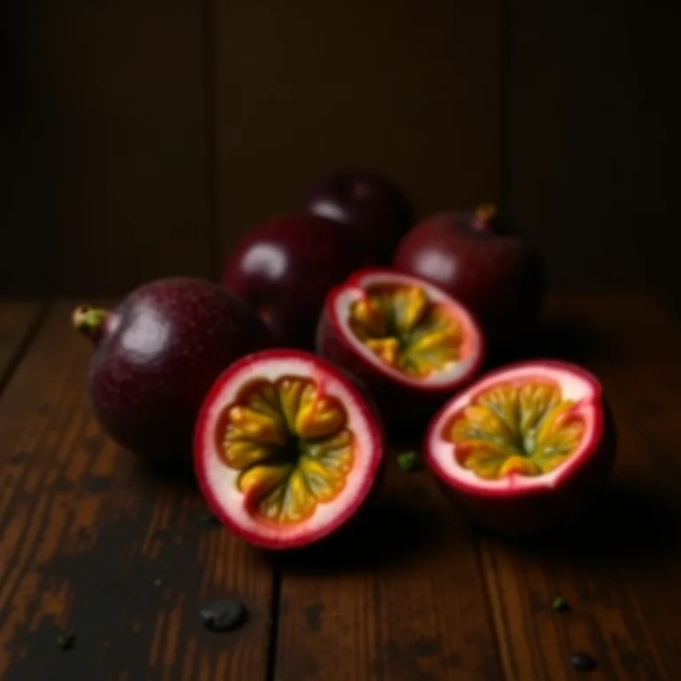 Maracujás frescos, a melhor escolha para o pudim.