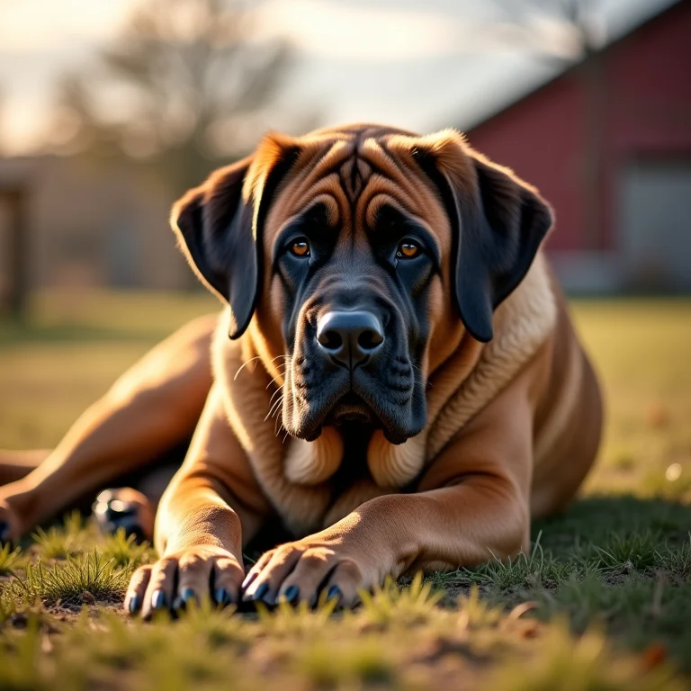 Mastiff Inglês, um gigante gentil.