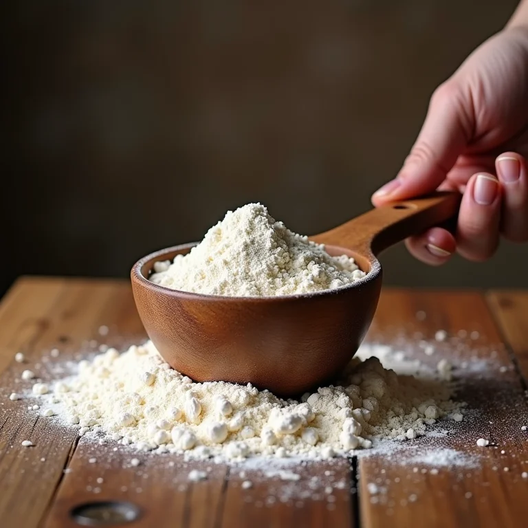 Medindo a farinha corretamente