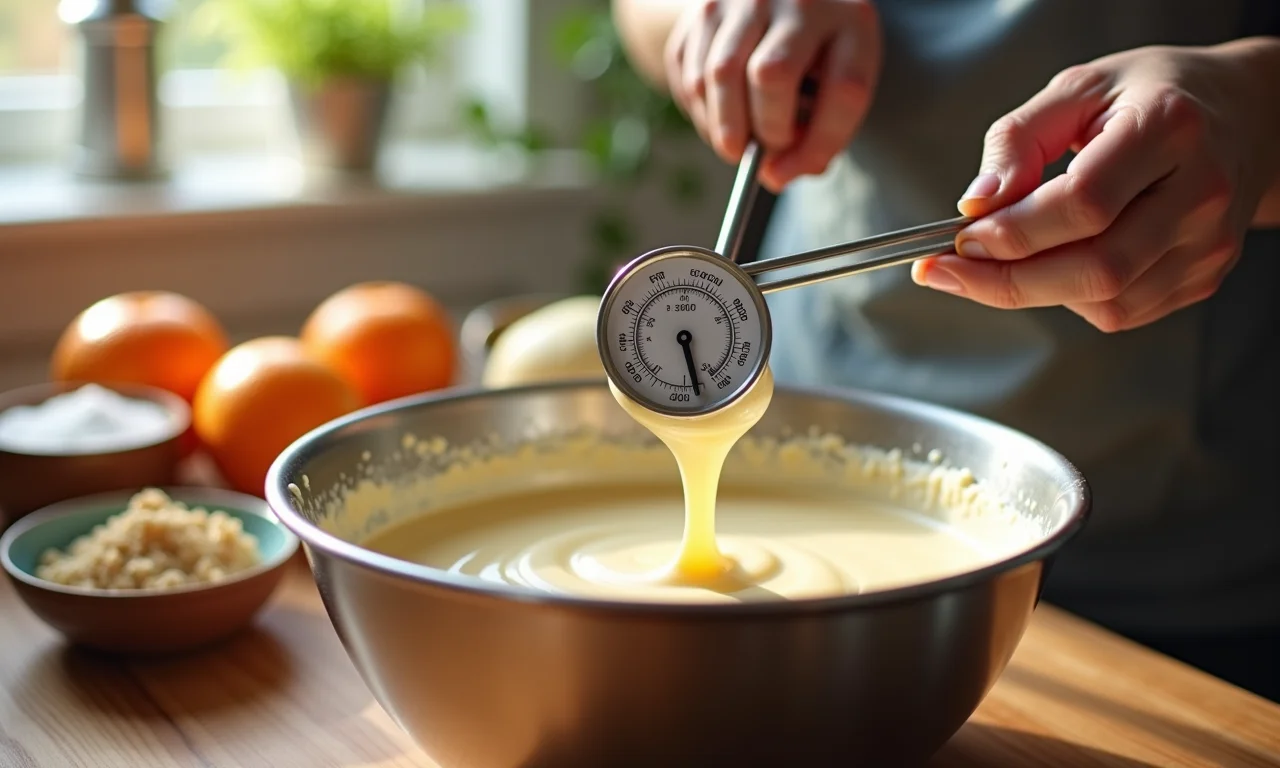Medindo ingredientes para bolo de limão.