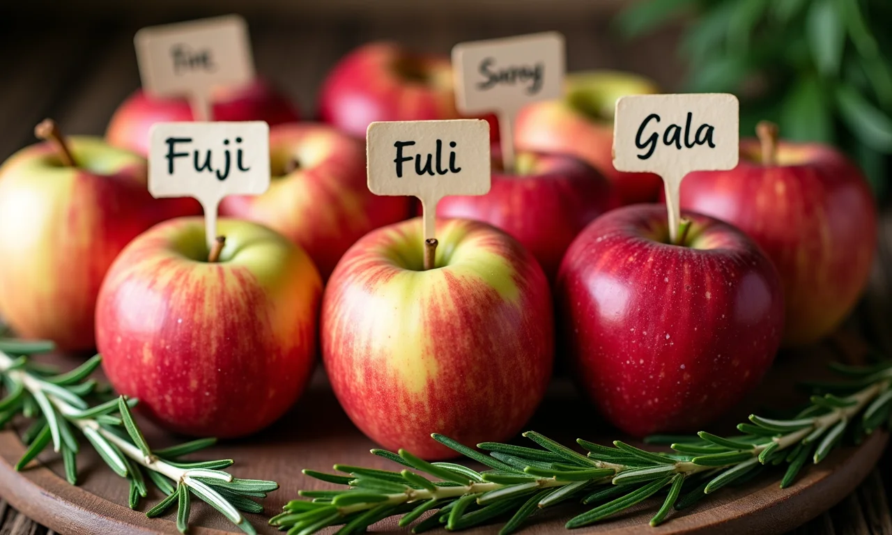 Melhores marcas de maçã para o chá de maçã com alecrim.