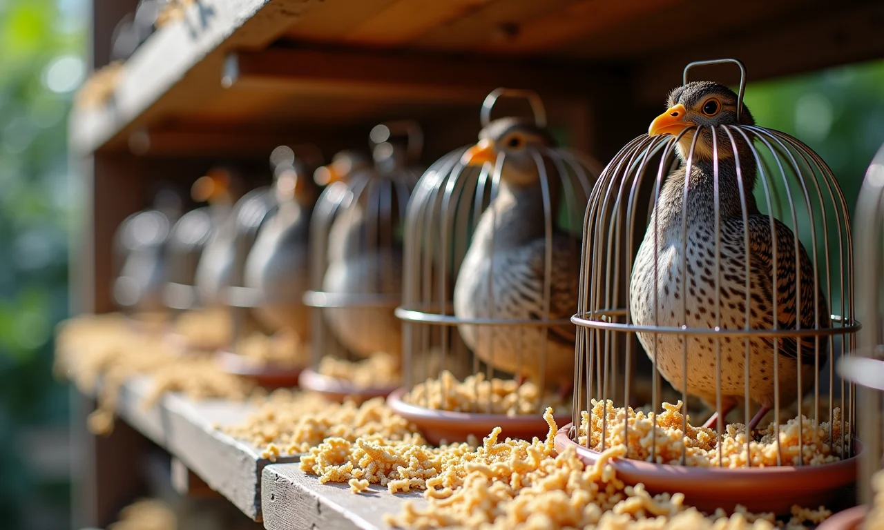 Modelos de gaiolas para codornas: escolhendo o melhor para sua criação.