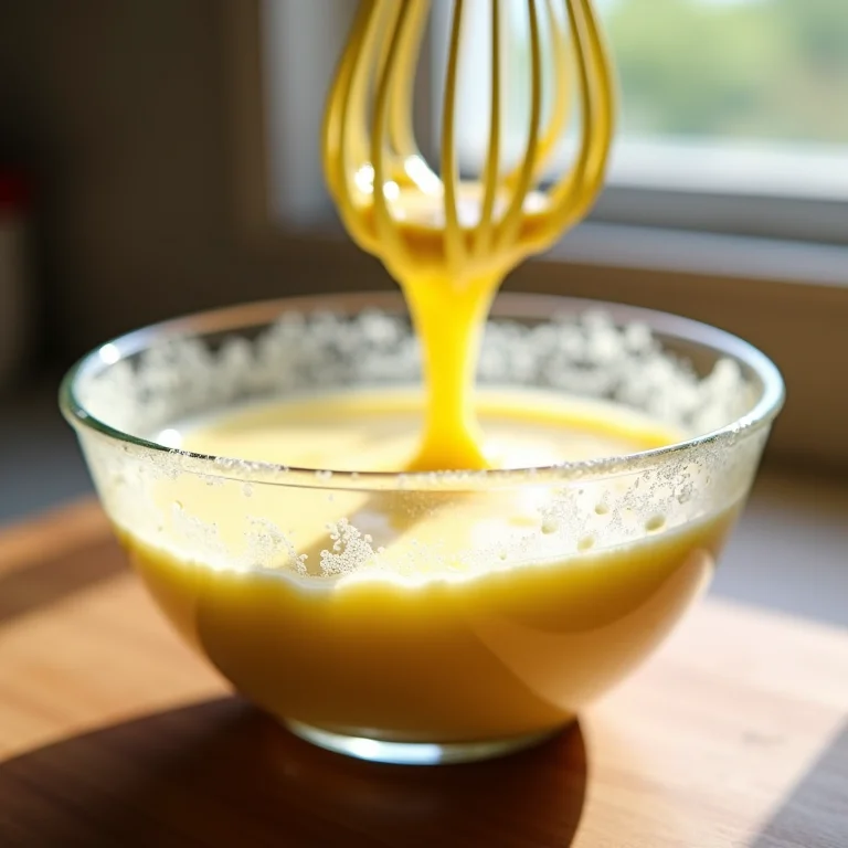 Mousse de limão aerada com textura leve.