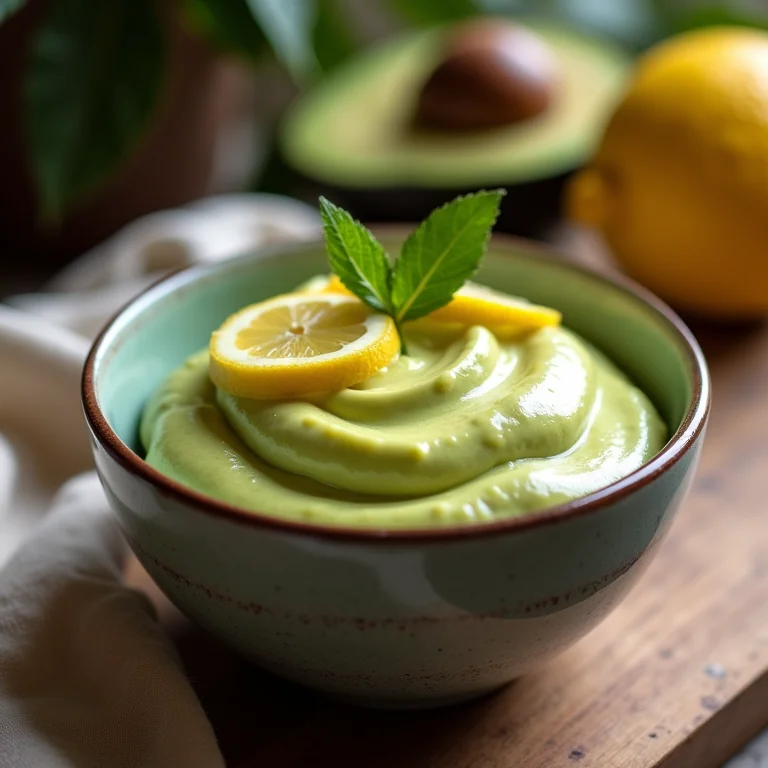 Mousse de limão vegana deliciosa e saudável