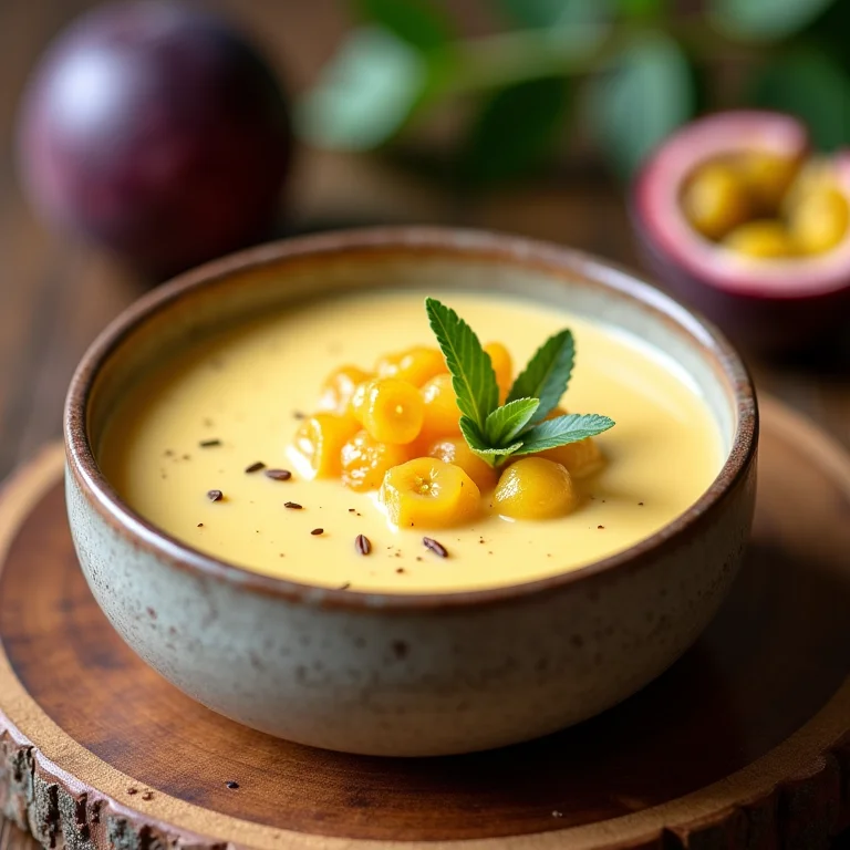 Mousse de maracujá fit, receita leve e saborosa.