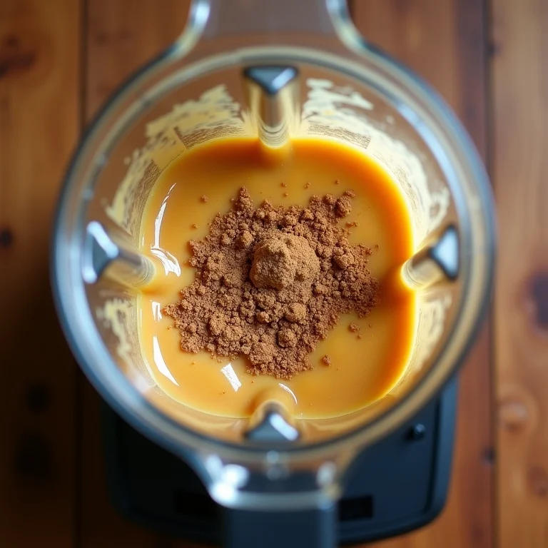 Mousse Sendo Batida no Liquidificador