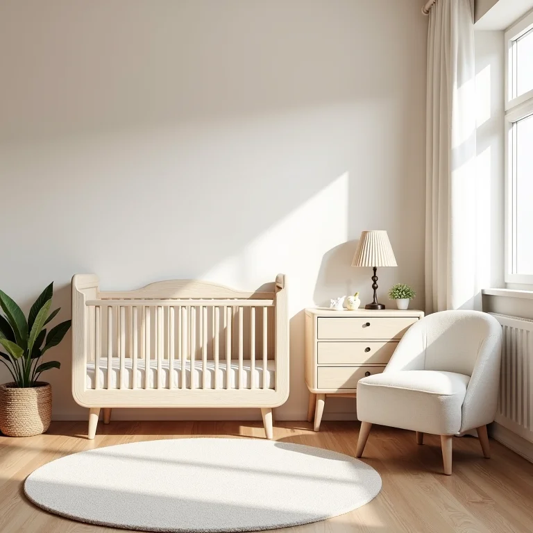 Móveis decapados em quartos infantis