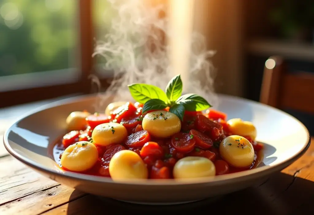 Nhoque de Sêmola Romano Gratinado