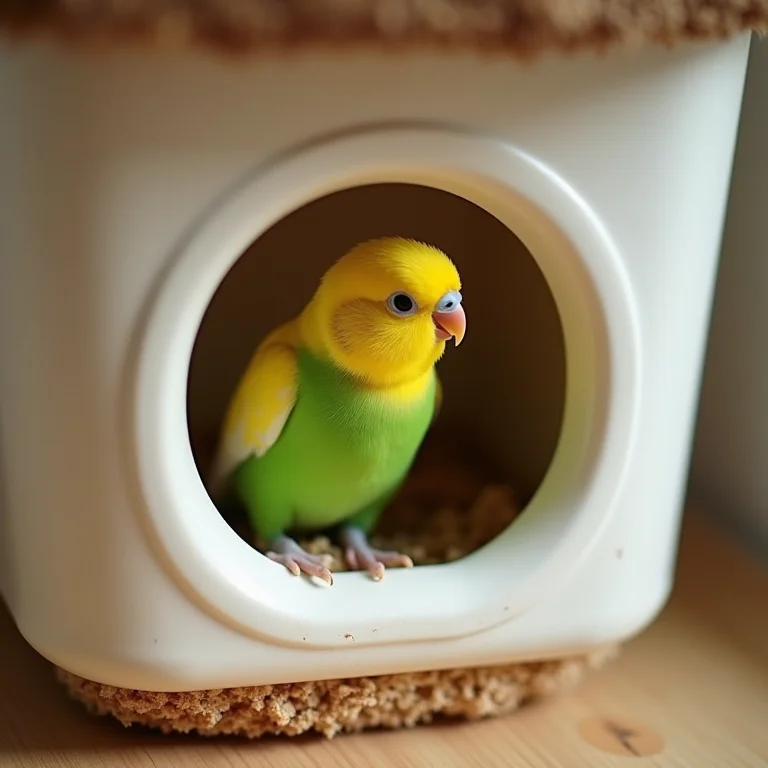 Ninho de PVC para calopsita