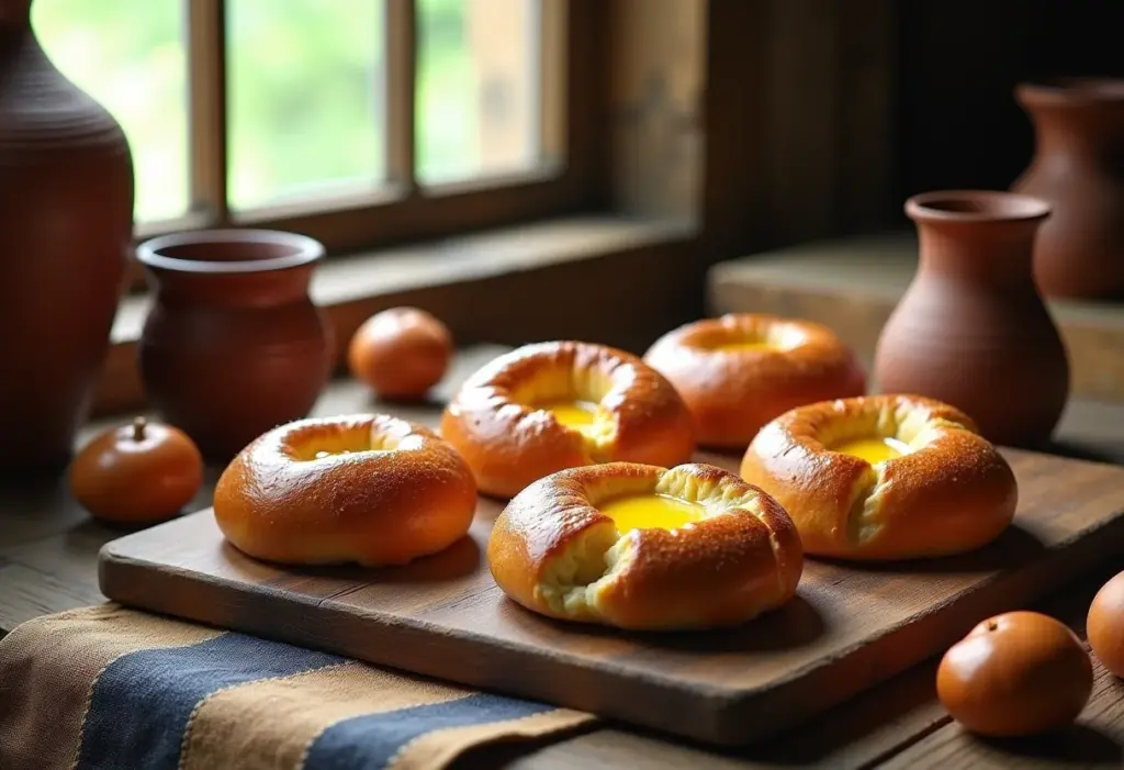 Pão de Queijo Recheado com Doce de Leite Mineiro