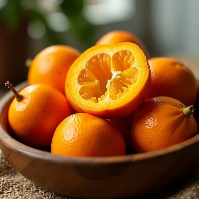 Pequi fresco, o ingrediente principal da receita.