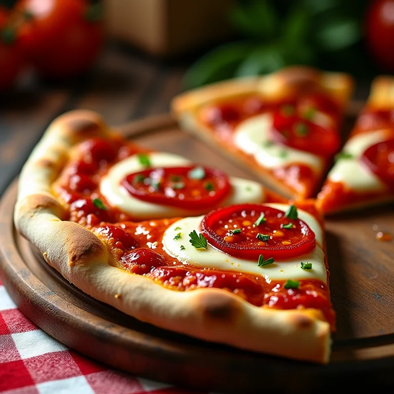 Pizza com geleia de pimenta