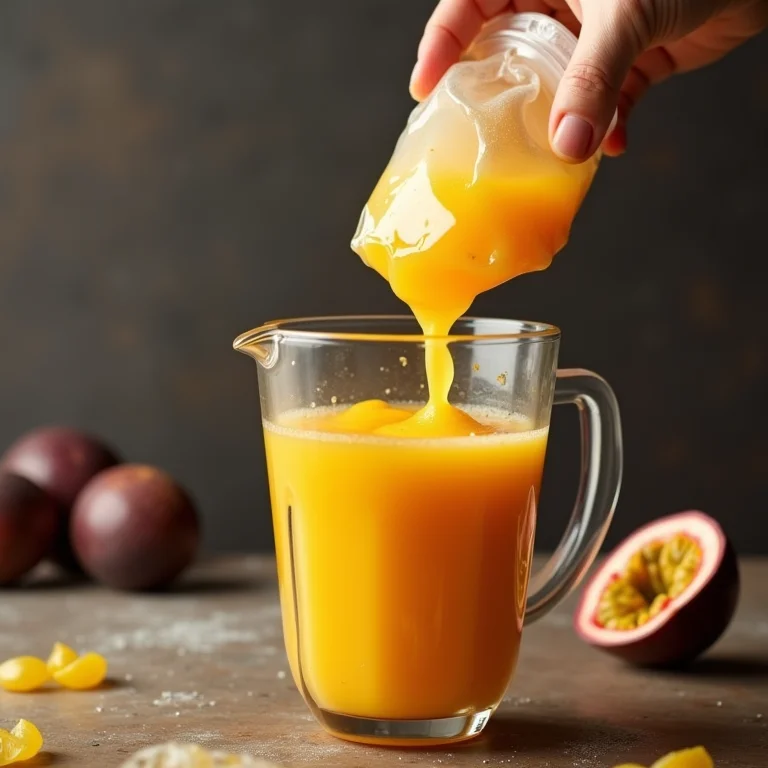 Polpa de maracujá congelada para mousse