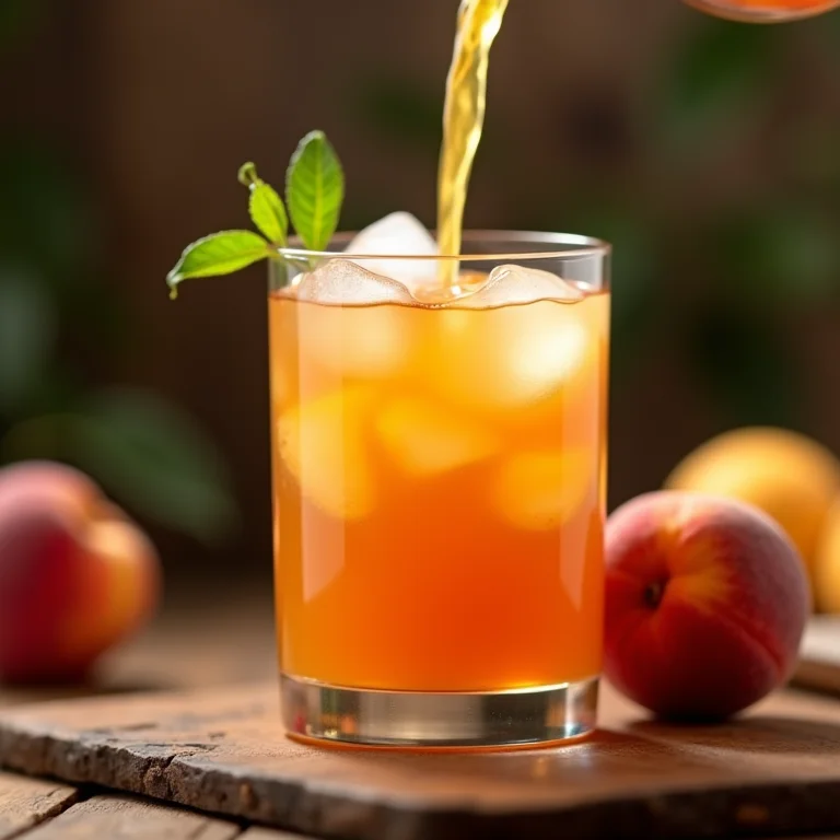 Preparando chá gelado de pêssego com Lipton