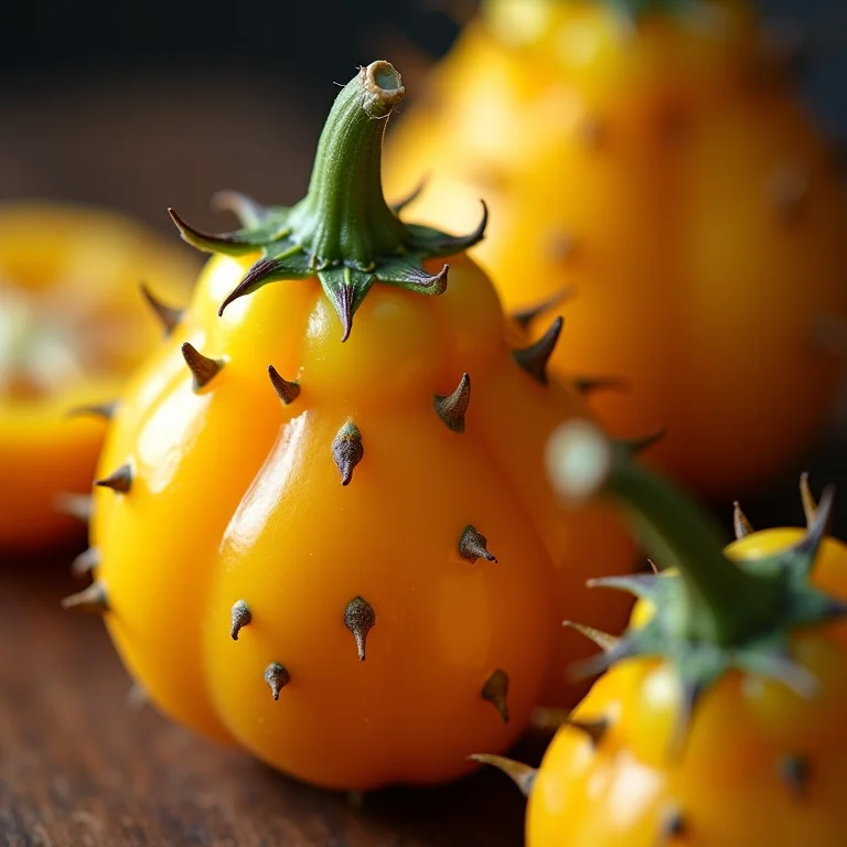 Preparando o pequi para evitar o amargor.