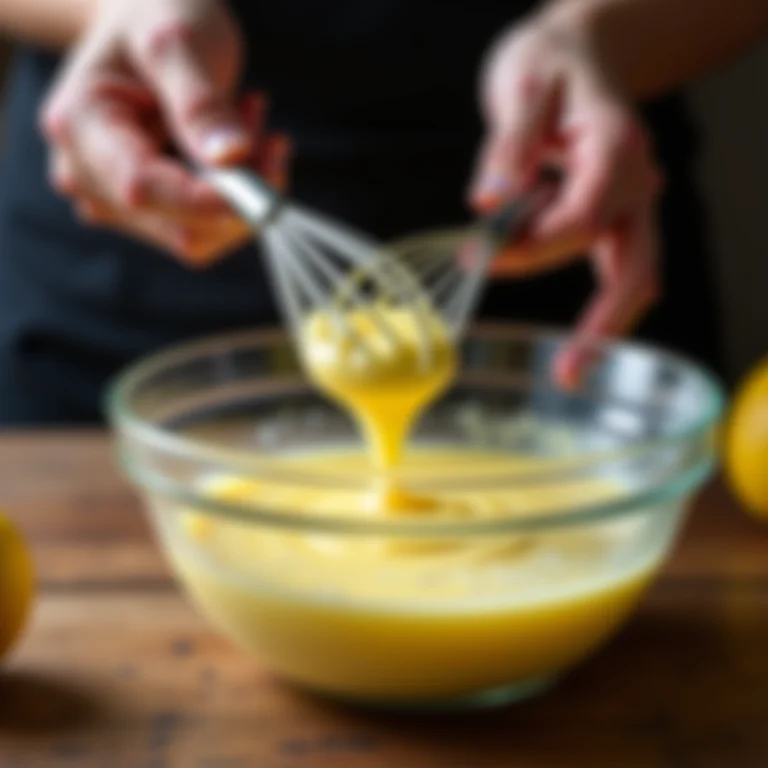 Preparo do creme de limão caseiro