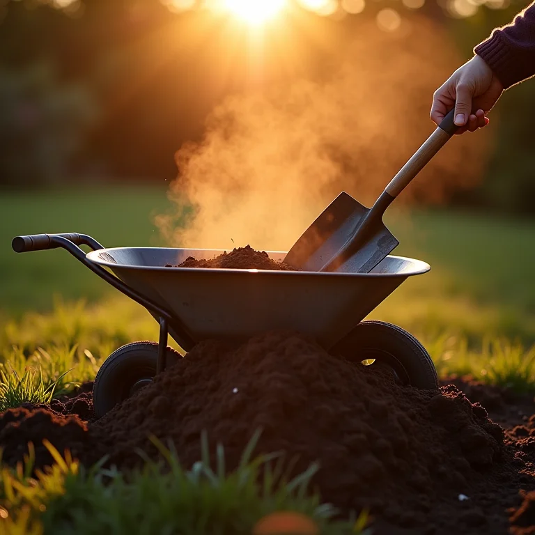 Preparo e aplicação do adubo de cinzas