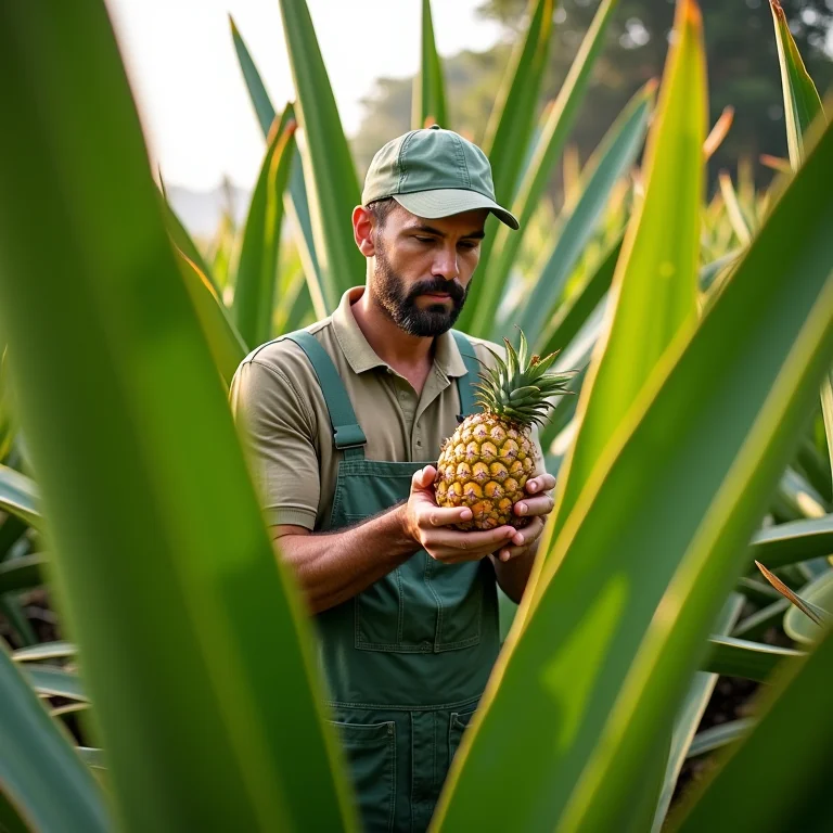 Proteção contra pragas e doenças no abacaxi.