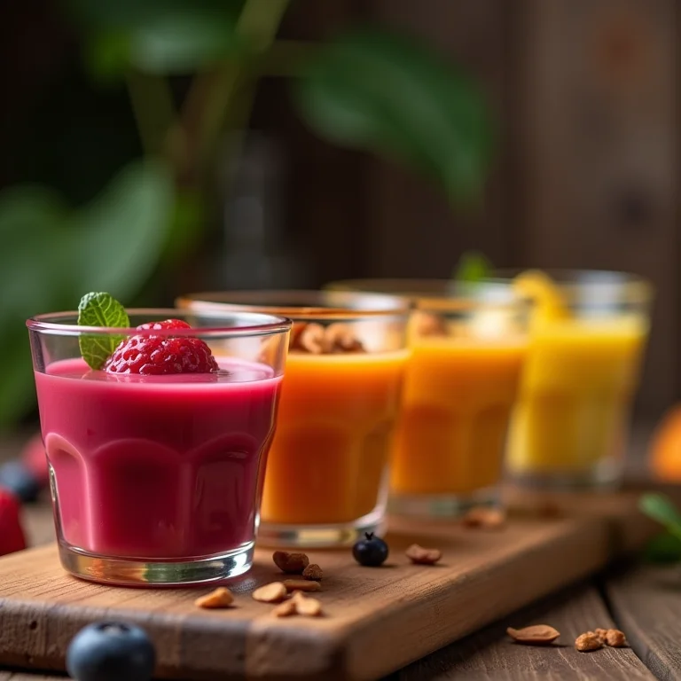 Pudins de diferentes sabores