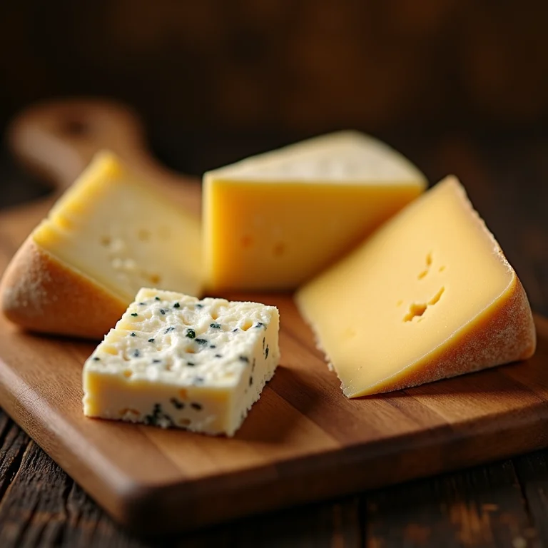 Queijos brasileiros para pão de queijo.