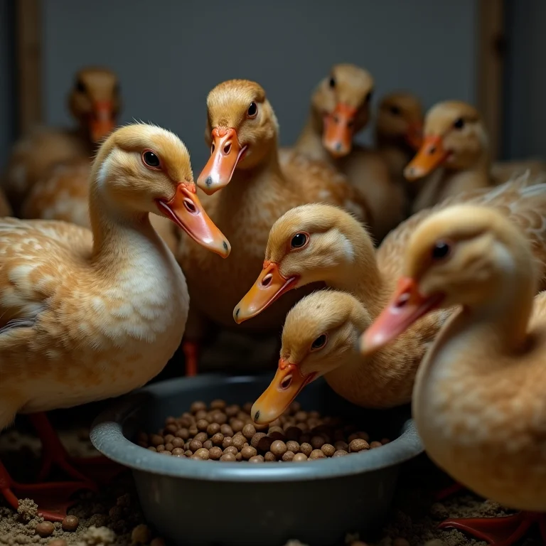 Raças de patos para postura: Indian Runner e Khaki Campbell.