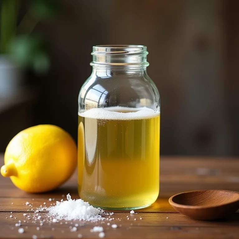 Receita caseira de desengordurante com cinzas