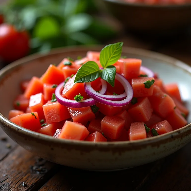 Salada de Jiló com Tomate e Cebola Roxa: Uma Combinação Clássica
