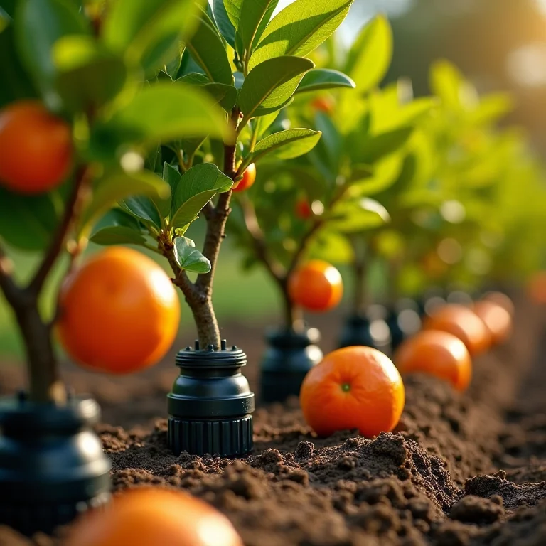 Sistema de irrigação por gotejamento da Irrigamatic.