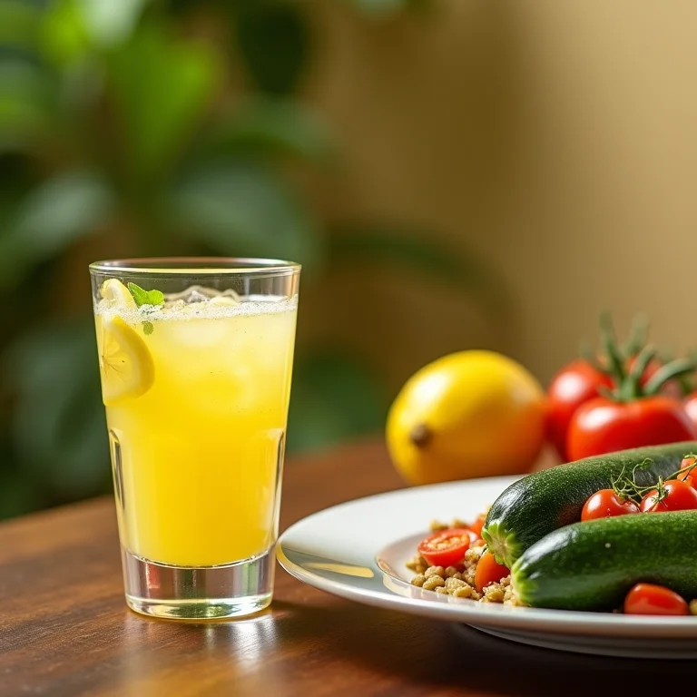 Suco de abobrinha com limão substitui uma refeição?