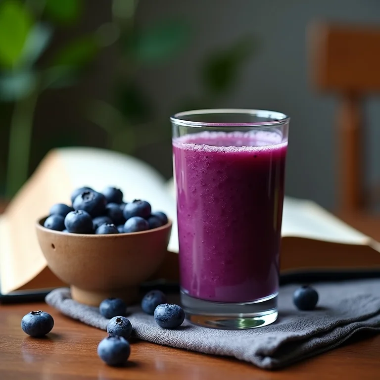 Suco de mirtilo para a saúde cerebral