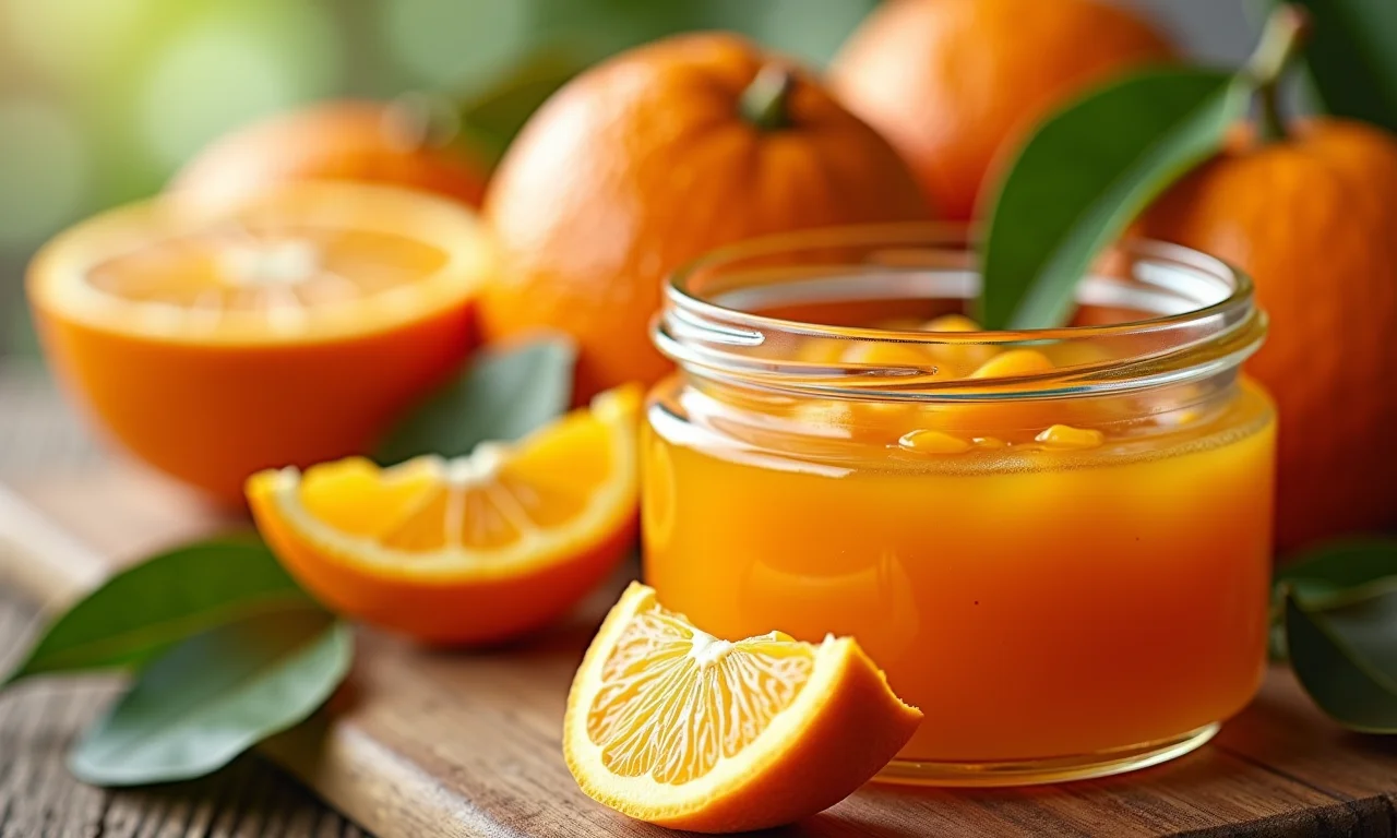 Tabela nutricional do doce de laranja da terra.