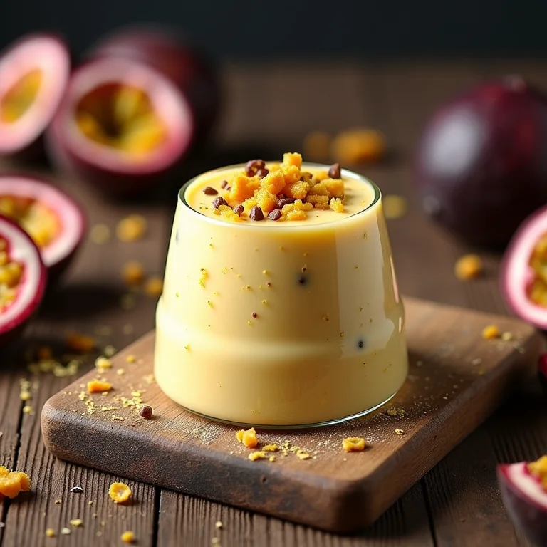 Tabela nutricional do pudim de maracujá