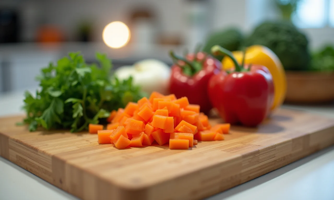 Tábua de corte de bambu Mor.