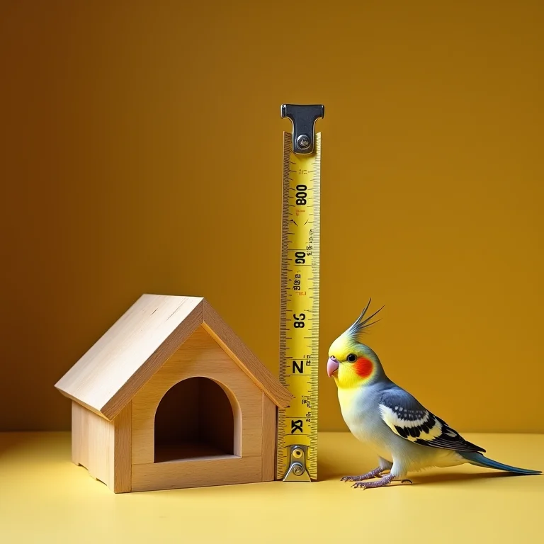 Tamanho ideal de ninho para calopsita