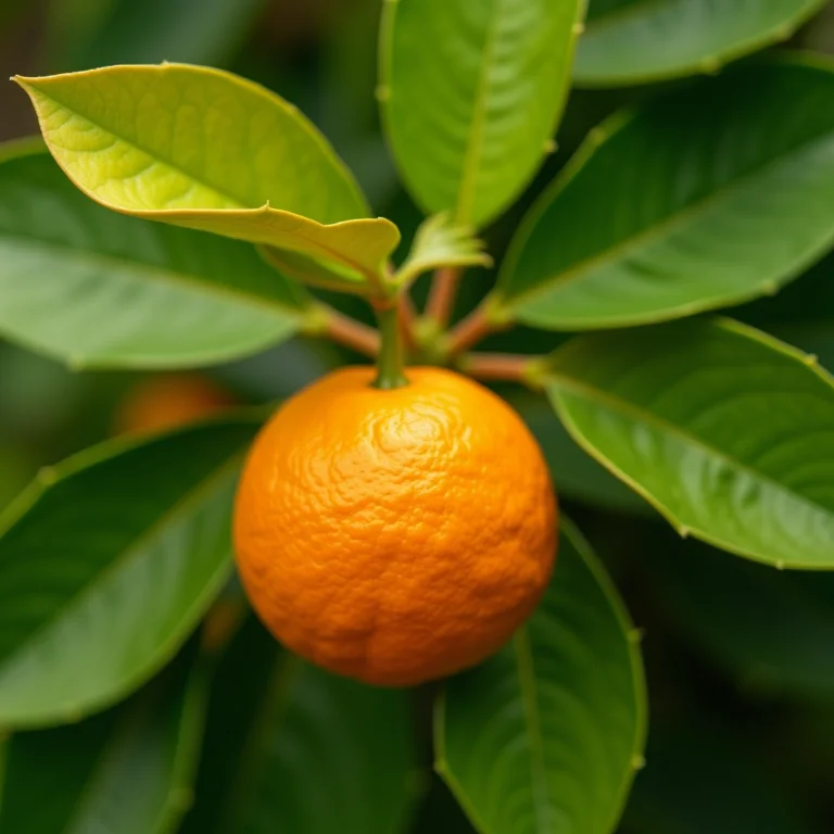 Tangerina ponkan enxertada.