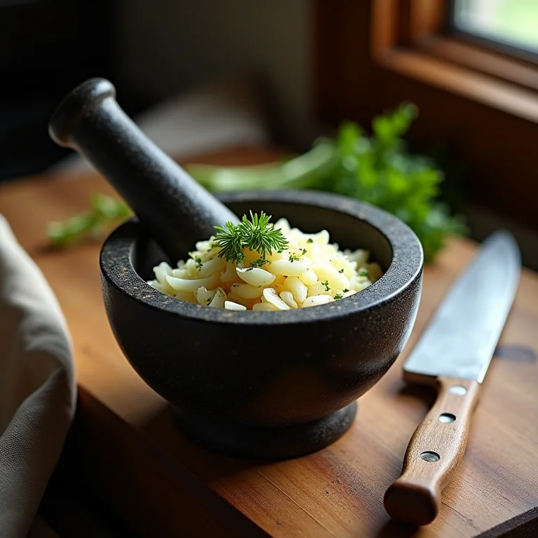 Tempero caseiro para o frango com pequi.