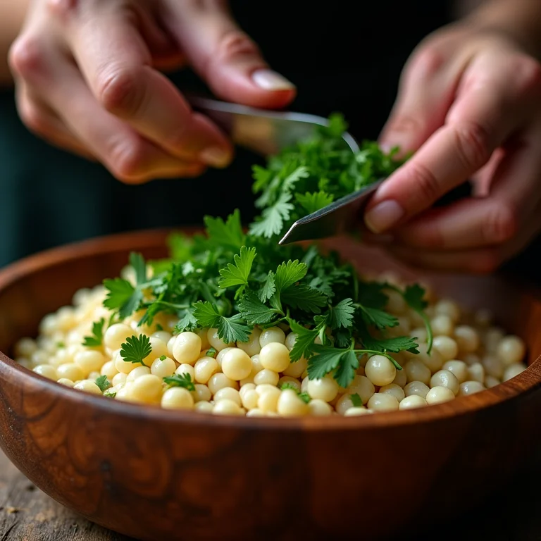 Temperos frescos no feijão tropeiro