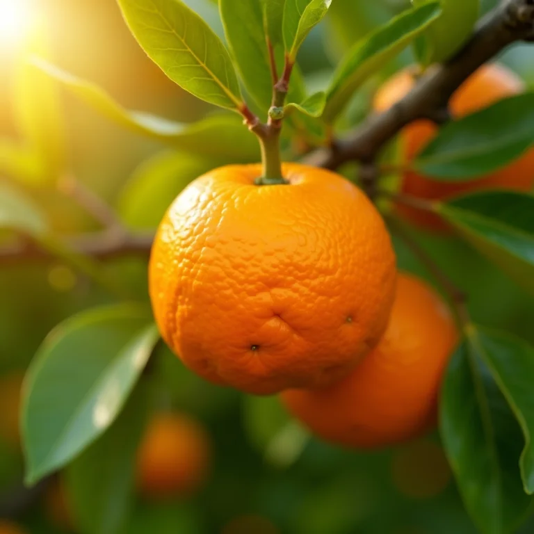 Tempo de frutificação da tangerineira.