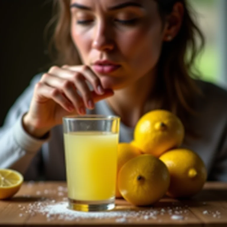 Testando o limoncello para saber se está bom.