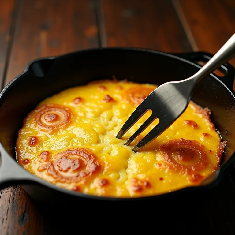 Testando o ponto da frittata