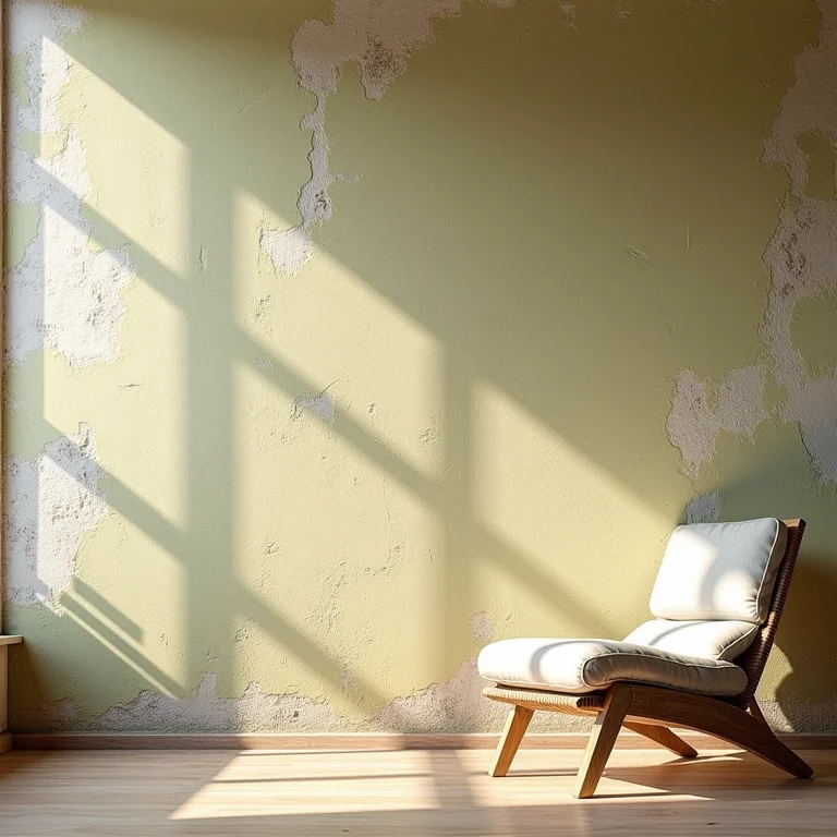 Textura rústica com cal: um toque natural e aconchegante